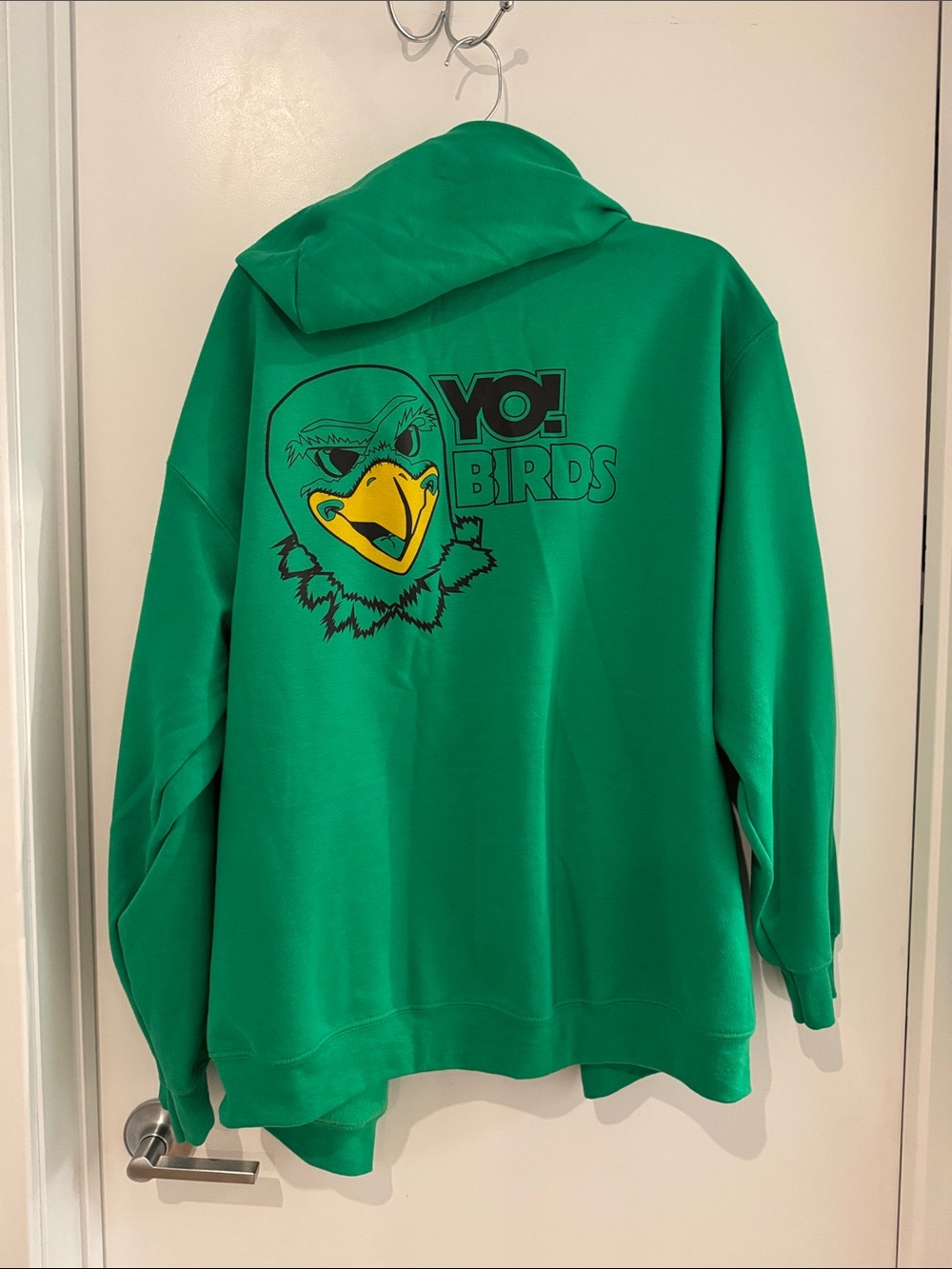 Yo! Birds Philadelphia Eagles Green Graphic Hoodie